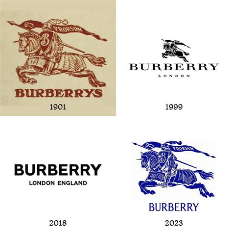 burberry label colors|Burberry logos over the years.